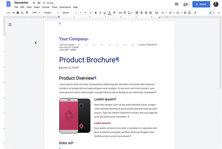 В Google Docs теперь можно видеть непечатаемые символы: это упростит форматирование документов