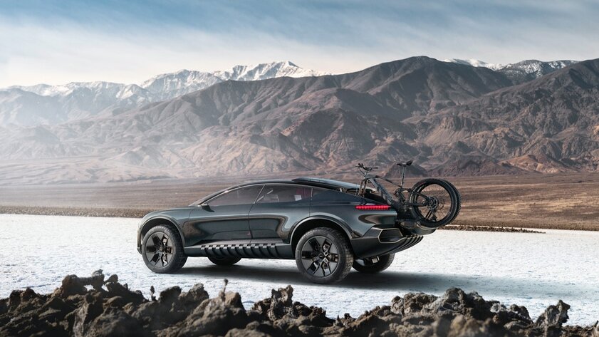 Audi представила концепт пикапа будущего: с AR-управлением, быстрой зарядкой и необычным кузовом