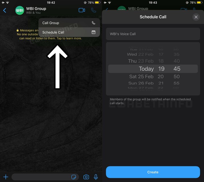 WhatsApp* копирует ZOOM: в мессенджере для iOS появится возможностью планировать групповые звонки