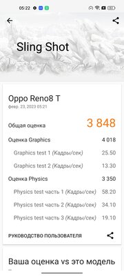 Странный, но хороший смартфон с микроскопом и кожей. Тестирую OPPO Reno8 T — Производительность. 26