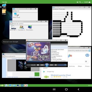 Windroid Launcher 4.10.3. Скриншот 5