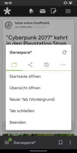 FOSS Browser 22.2. Скриншот 2