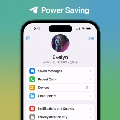 Telegram получил режим энергосбережения и оптимизацию под слабые устройства