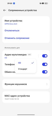 Что будет, если поместить наушники в мыльный пузырь. Обзор OPPO Enco Air3 — Фирменное приложение и управление. 5