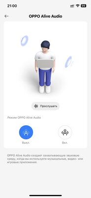 Что будет, если поместить наушники в мыльный пузырь. Обзор OPPO Enco Air3 — Фирменное приложение и управление. 13