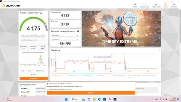 Настольный Intel внутри ноутбука. Обзор HIPER Gaming G16 — Железо и производительность. 8