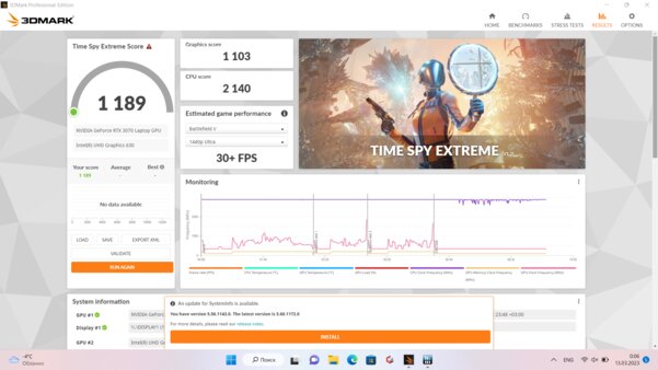 Настольный Intel внутри ноутбука. Обзор HIPER Gaming G16 — Железо и производительность. 17
