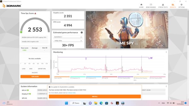 Настольный Intel внутри ноутбука. Обзор HIPER Gaming G16 — Железо и производительность. 18