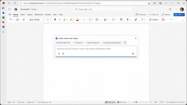 Microsoft внедряет ИИ в офисный пакет. GPT-4 поможет составлять и править любые документы