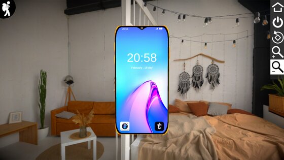 Phone Simulator - 3D Maker 0.4.5. Скриншот 3