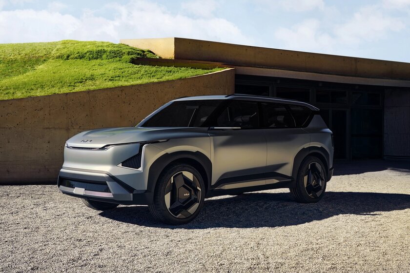 Kia представила электрический кроссовер EV5: как флагман, только поменьше