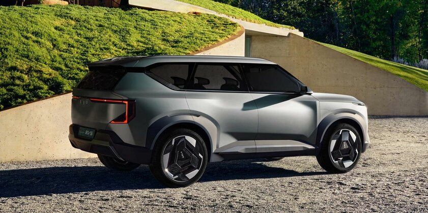 Kia представила электрический кроссовер EV5: как флагман, только поменьше