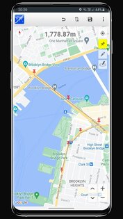 Distance Calculator – измерение расстояния по карте 1.64. Скриншот 1