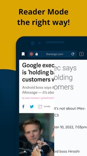 Snap Search – Private Browser 10.5. Скриншот 7