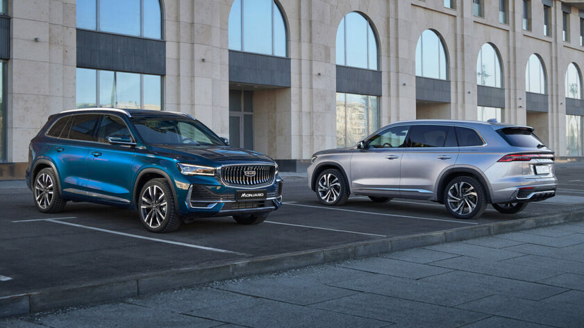Geely Monjaro уже продаётся в России: 3 комплектации от 4,5 млн рублей