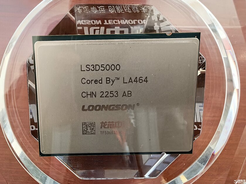 В Китае представили 32-ядерный процессор Loongson 3D5000 без архитектуры ARM
