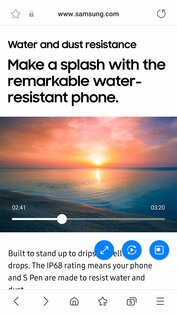 Samsung Internet Browser 28.0.0.59. Скриншот 4