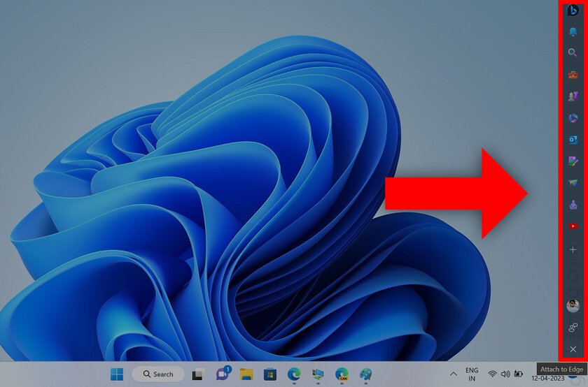 Edge научился добавлять в Windows вторую панель задач: теперь полоска с приложениями ещё и справа
