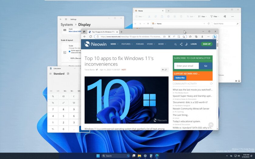 Windows 11 будет за пользователя решать, как группировать окна: появилась «умная» система