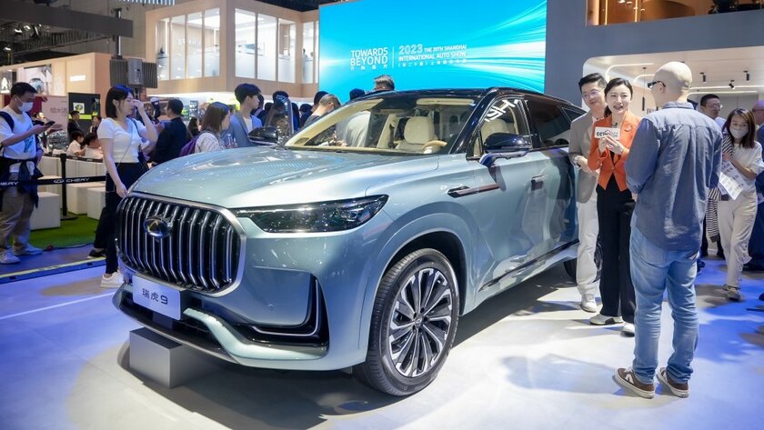 Chery представила гибридный Tiggo 9 с общим запасом хода 1400 км