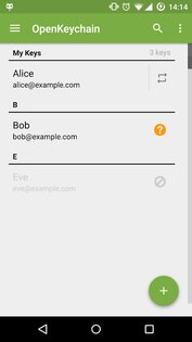OpenKeychain 6.0.4. Скриншот 2