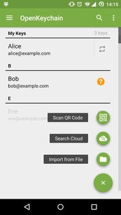 OpenKeychain 6.0.4. Скриншот 3