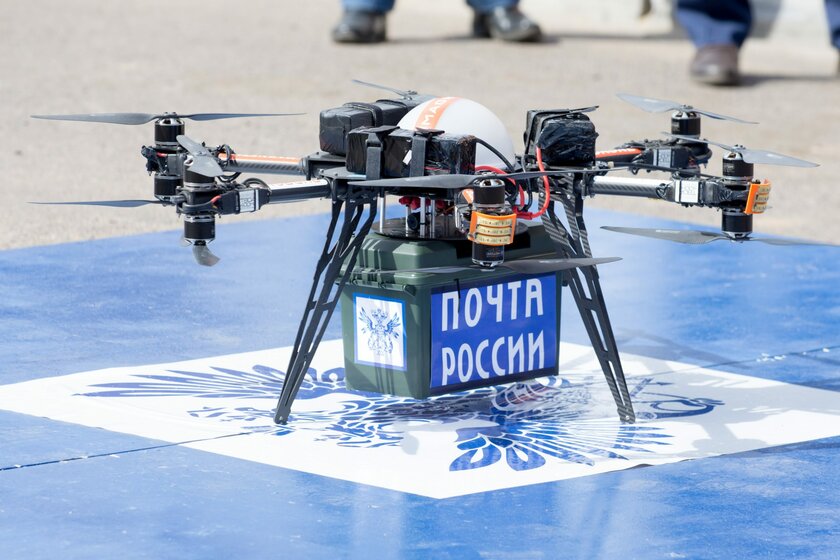 В России посылки и почту будет доставлять дронопорт-почтамат «ЭРИ»