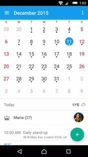 Xperia Календарь 20.4.C.0.31. Скриншот 1
