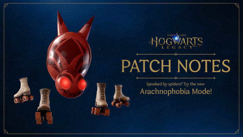 Hogwarts Legacy получила крупный патч: с повышением производительности, но без пауков