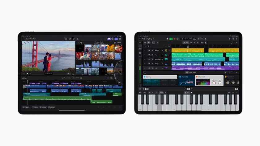 Apple выпустит Final Cut Pro и Logic Pro на iPad: они не уступают десктопным версиям