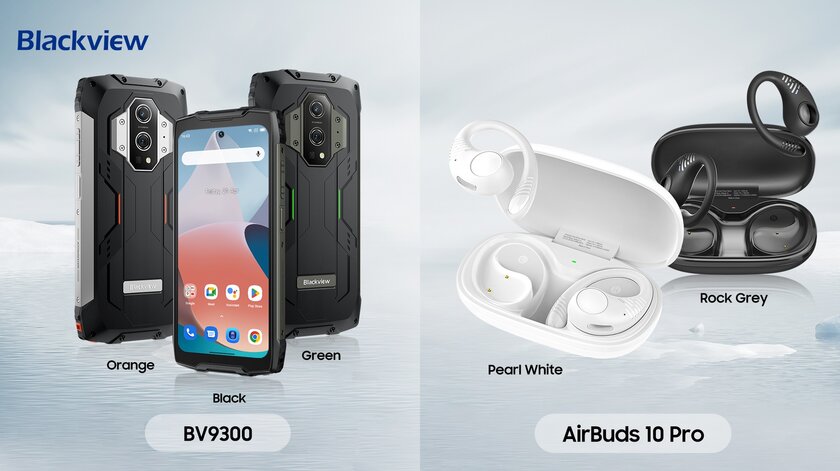 Blackview представила новые флагманы: защищённый смартфон BV9300 и беспроводные наушники AirBuds 10 Pro