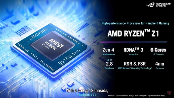 Как Steam Deck, только мощнее: ASUS представила портативную консоль ROG Ally