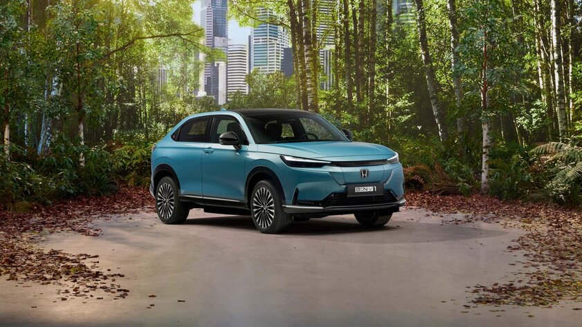Красивый кроссовер со сложным названием: Honda представила электрический e:Ny1
