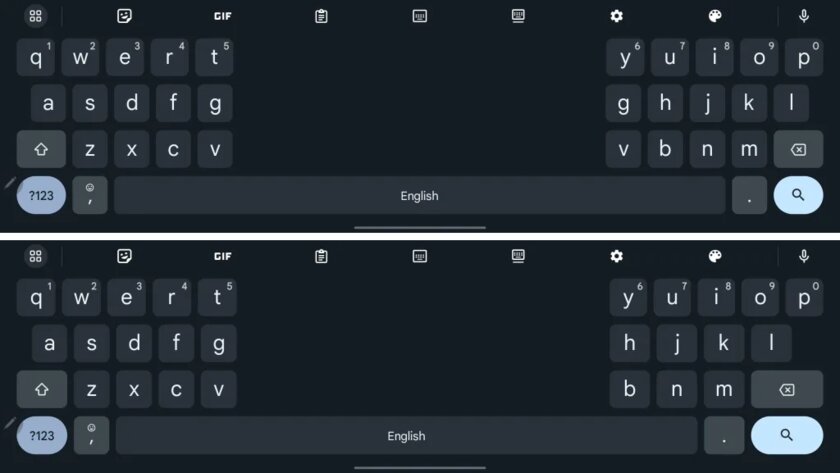 Android-планшетам стала доступна раздельная клавиатура Gboard — на ней удобнее печатать