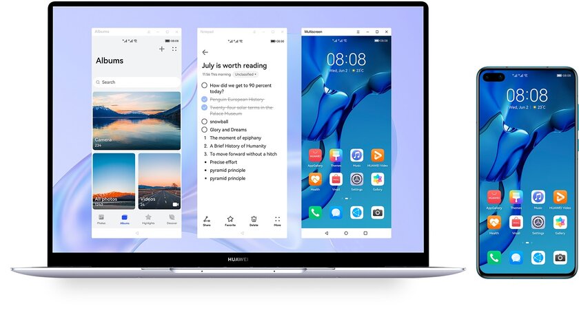 Технологии Huawei: взаимодействие между устройствами и не только