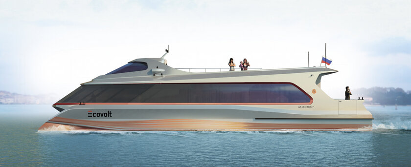 Российская компания разрабатывает круизный лайнер на электричестве: он может плыть 7 дней кряду