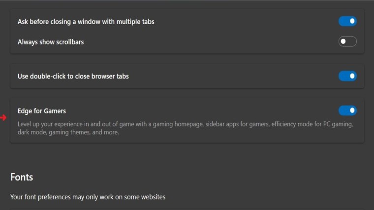Microsoft готовит новый режим браузера Edge: специально для геймеров