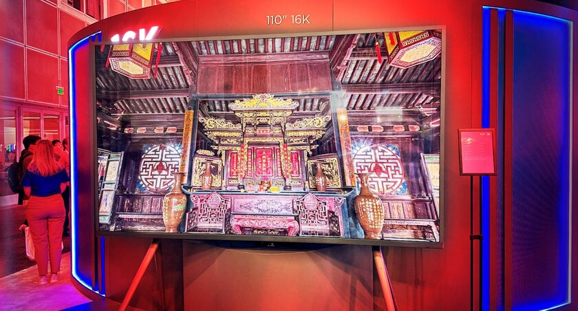 BOE разработала первый в мире дисплей с разрешением 16К