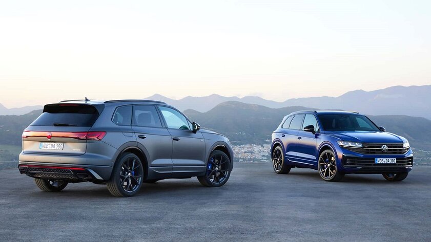 Светящийся логотип и ночное видение: Volkswagen представила новый Touareg