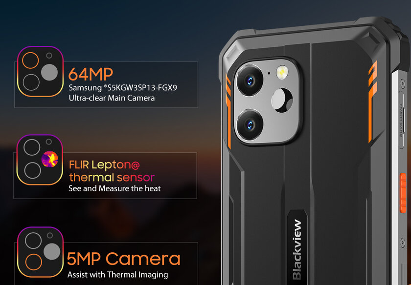 Blackview представила BV8900: с продвинутым тепловизором, прочным корпусом и отличными камерами
