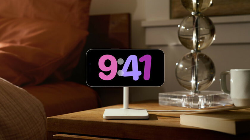 iOS 17 превращает iPhone в прикроватные часы: вот как это работает