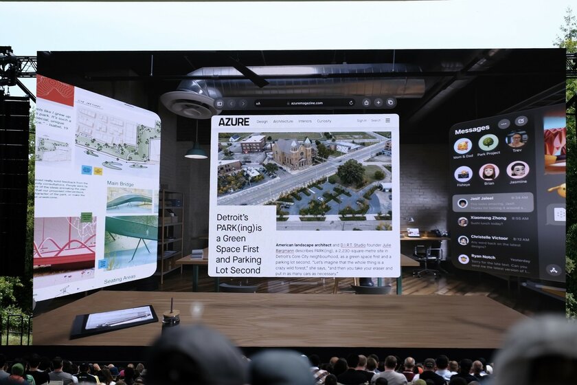 Apple представила очки смешанной реальности Vision Pro. Это компьютер на голове