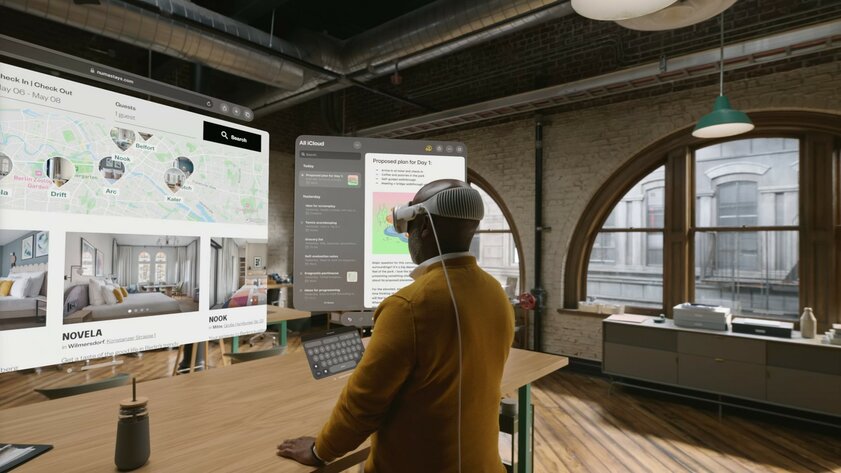 Apple представила очки смешанной реальности Vision Pro. Это компьютер на голове
