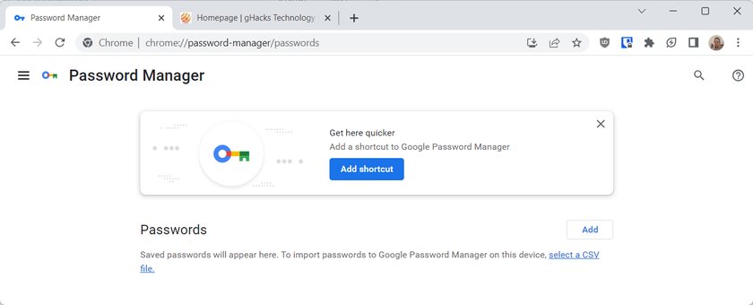 Биометрия и проверка слабых паролей: менеджер паролей Google Chrome крупно обновился