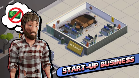 Idle Office Tycoon 1.4.3. Скриншот 1