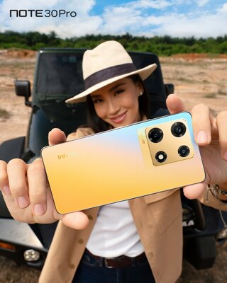 Infinix NOTE 30 Pro с беспроводной зарядкой и крутым экраном появился в России