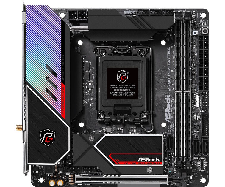 Обзор ASRock Z790 PG-ITX/TB4: надёжная, доступная и необычная — Дизайн корпуса. 1