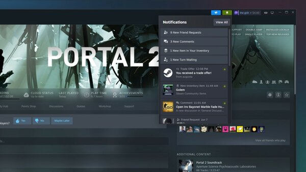Обновлённый Steam доступен всем: новый интерфейс, заметки и прочие улучшения