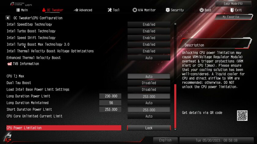 Обзор ASRock Z790 PG-ITX/TB4: надёжная, доступная и необычная — BIOS и софт. 6