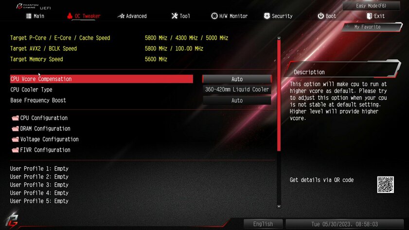 Обзор ASRock Z790 PG-ITX/TB4: надёжная, доступная и необычная — BIOS и софт. 7